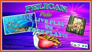 •LIVE PLAY on FREE PLAY• Pelican Pete & Viewer Request(Dolphin Treasures) ~ Aristocrat•
