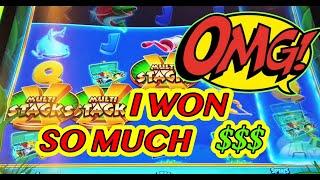 Awesome High Limit Live Play and Handpay Session on Super Reel Em In Slot Machine