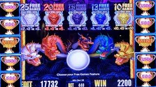 Dragons of the Eastern Ocean Slot Machine Bonus •BIG WIN• & Lightning Link Slot BONUSESS