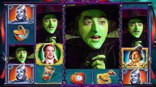 WIZARD OF OZ: WONDERFUL LAND OF OZ Video Slot Game with a WITCH'S CASTLE FREE SPIN BONUS