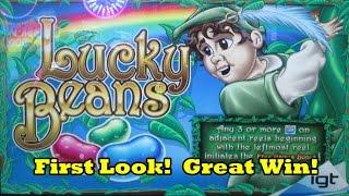 Vegas 2015!  Lucky Beans Slot Machine!  First Look!