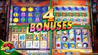 4 BONUSES!!! Pharaoh's Fortune, Genie Magic & More... Wms, Igt, Aristocrat Slot Machines