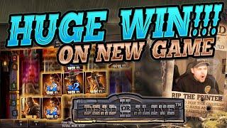MEGA WIN!!!! Dead Or Alive 2 BIG WIN - HUGE WIN on NEW NetEnt Slot from CasinoDaddy