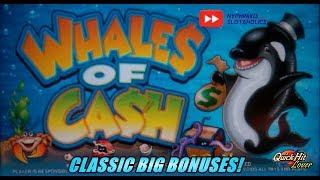 Aristocrat - Whales of Cash Slot Bonuses BIG WIN!