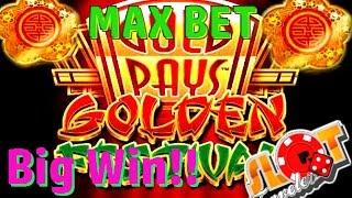 ** BIG WIN ** - Golden Festival Slot Machine Bonus - Group Play •SlotTraveler •