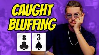 BLUFFING the WORST POKER HAND ⋆ Slots ⋆ #Shorts #WSOPE