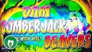 Dam Lumberjack Beavers classic slot machine, bonus