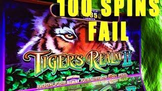 FAIL** Tigers Realm 2 Slot Machine Bonus ~ Fast 100 Spins