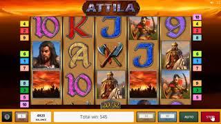 Attila slots - 890 win!