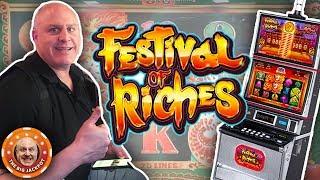 5 of a Kind • FESTIVAL of RICHES JACKPOT WIN! •