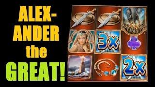 ★★ ALEXANDER THE GREAT SLOT MACHINE BEST LINE HIT BONUSES! G+ Deluxe Slot Win Part 5 Of 5 ~ DProxima