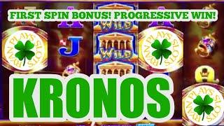 Quick Hits Pro Slot and Kronos First Spin Bonus with Progressive Jackpot Win!