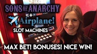 Sons of Anarchy Wheel Bonus! Airplane BIG HIT!!!
