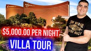 $5,000 Per Night Villa Tour ! Encore at Wynn Casino In Las Vegas