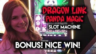 Dragon Link Panda Magic Slot Machine! Bonus Great Win!!!