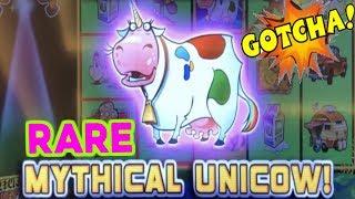 RARE UNICOW CAUGHT IN THE BONUS !!!!  WATCH TIL THE END •