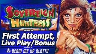 Sovereign Huntress Slot - Live Play with Free Spins Bonuses and Super Free Games features