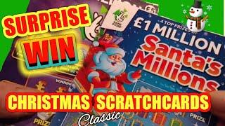 CHRISTMAS COUNTDOWN..HIDDEN TREASURE..SANTAS MILLIONS ..SCRATCHCARD LATE NIGHT CLASSIC GAME