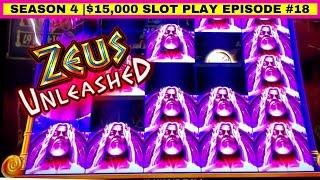 ZEUS Unleashed Slot Machine Max Bet Live Play | Season 4 | Episode #18