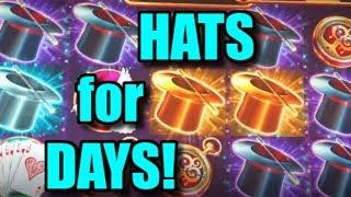 Lock It Link Slot Machine | SO MANY HATS! | Hold Onto Your Hat - BIG WINS!!