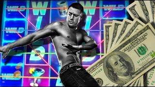HUGE WIN! Channing and SDGuy Get Frisky on the Magic Mike XXL Slot Machine • Live Play & Bonuses