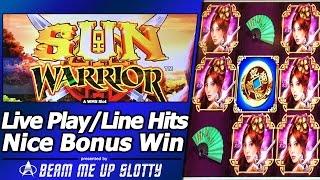 Sun Warrior Slot - Live Play, Nice Lines Hits and Nice Bonus Win