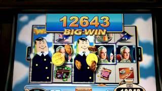 Airplane slot machine line hit at Sands Casino at Bethlehem