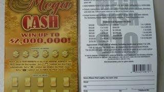 "Mega Cash" $10 Illinois Instant Scratch off ticket
