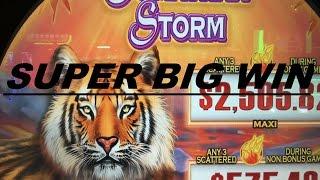 •SUMATRAN STORM Slot machine (IGT) •SUPER BIG WIN BONUS (2 Bonus win) •$2.50 Bet
