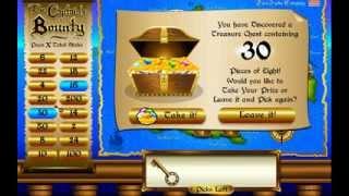 Mazooma Pieces Of Eight Captain's Bounty Treasure Bonus Fruit Machine Video Slot