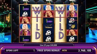 KENDRA ON TOP Video Slot Casino Game with a CHAMPAGNE FREE SPIN BONUS