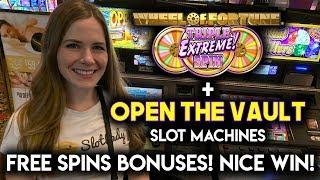 BONUS! Wheel of Fortune Triple Extreme Spin! Open the Vault! Nice WIN!!