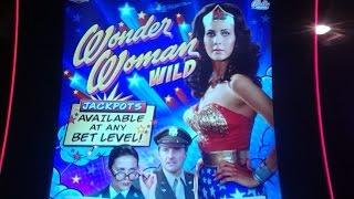 Bally - Wonder Woman:   2 Bonuses & Line Hit on a $1.00 bet