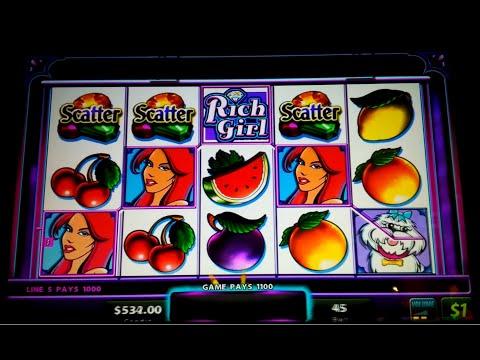 $45 High Limit Live Play - She's a Rich Girl Slot Machine!