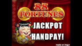 •JACKPOT HANDPAY!• - WINNING ON 88 FORTUNES