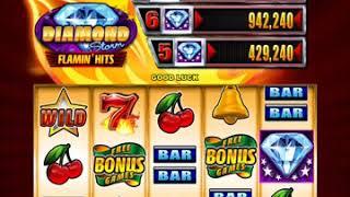 DIAMOND STORM Video Slot Casino Game with a FREE SPIN BONUS