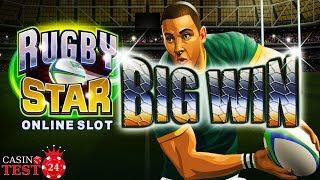 BIG WIN on Rugby Star - Microgaming Slot - 1,50€ BET!
