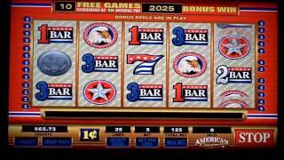 American Original Penny Slot Bonus Round at Mt. Airy Casino