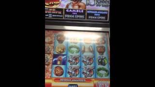 Zeus 2 freespins big win, was tryin to discreetly record...