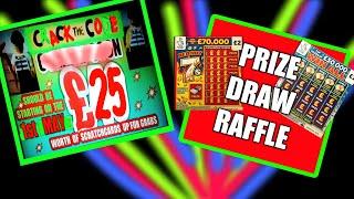 SCRATCHCARDS & CRACK THE CODE STARTS TODAY"CRACK IT & WIN £25.of SCRATCHCARDS.ALSO A PRIZE DRAW GAME