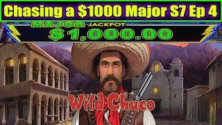 MAXED OUT $1000 MAJOR! WE CONTINUED OUR LUCK WILD CHUCO LIGHTNING LINK SLOT MACHINE ( S7 Ep 4 )