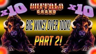 •️ 10X MULTIPLIER! •️ Buffalo GRAND MAX BET Slot Machine BONUSES!