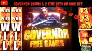 ( Halloween Eps : 3 ) Aristocrat - Walking Dead 2 : Governor Bonus & 2 Line Hits on Max Bet