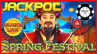 •HIGH LIMIT Dragon Link Spring Festival HANDPAY JACKPOT •$50 MAX BET BONUS ROUND Slot Machine