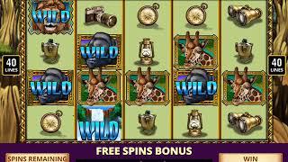 AFRICAN THUNDER Video Slot Casino Game with a PHOTO SAFARI FREE SPIN BONUS