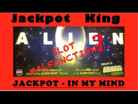 Aliens Slot MALFUNCTION? = no HANDPAY JACKPOT