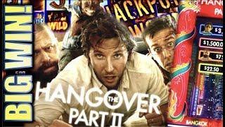 •BIG WIN SE$SION! HOT MACHINE!• THE HANGOVER PART II (MAX BET) FROM $50 TO? Slot Machine Bonus (IGT)