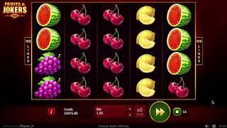 Fruits & Jokers 100 Lines Slot by Playson