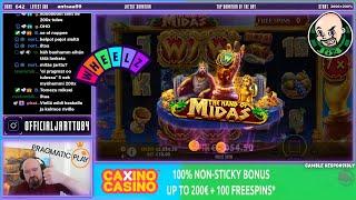 Big Win From The Hand Of Midas Slot!!