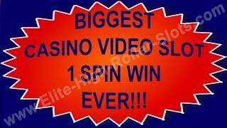 •BIGGEST 1 SPIN CASINO VIDEO SLOT WIN EVER!!! MASSIVE MEGA JACKPOT HANDPAY!!! | SiX Slot | SiX Slot 
